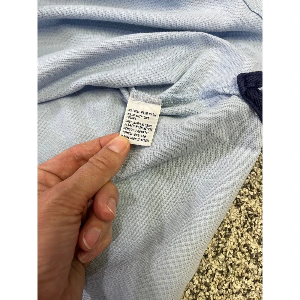 Polo Ralph Lauren Mens XL Light Blue Big Pony Custom Fit Short Sleeve Polo Shirt